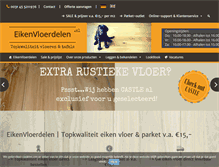 Tablet Screenshot of eikenvloerdelen.nl
